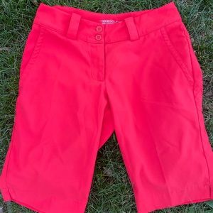 Nike Golf Tour Performance Shorts in Red, Size 0